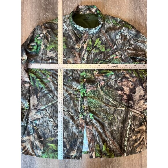 Mossy Oak Obsession Camo NWTF Hunting Shirt Men’s Cotton Blend Utility - Picture 6 of 7